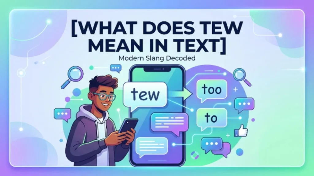 what does tew mean in text