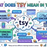 what does tsy mean in text