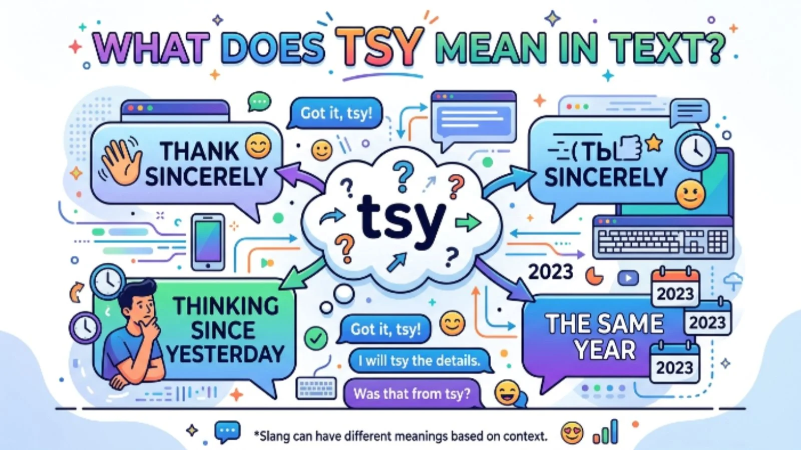 what does tsy mean in text