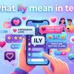what ily mean in text