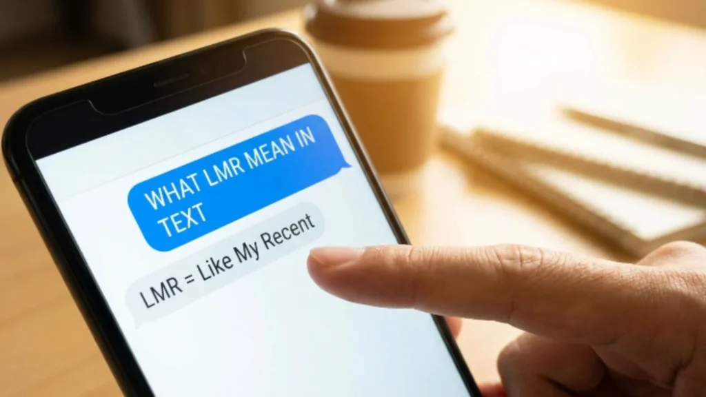 what lmr mean in text