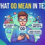 what od mean in text