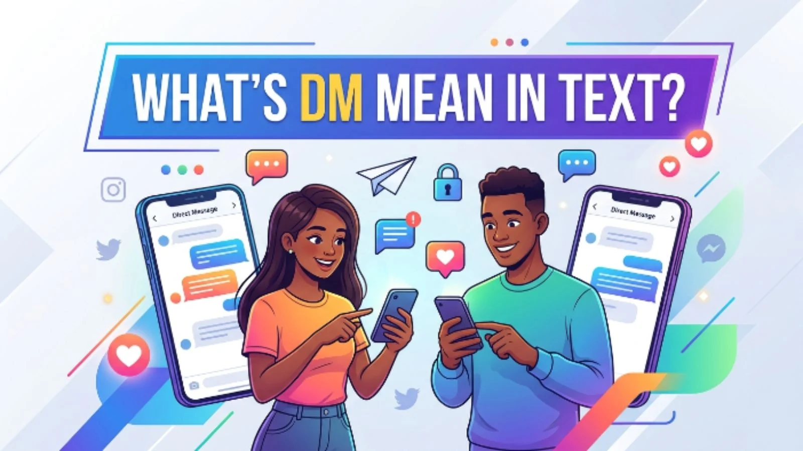 whats dm mean in text