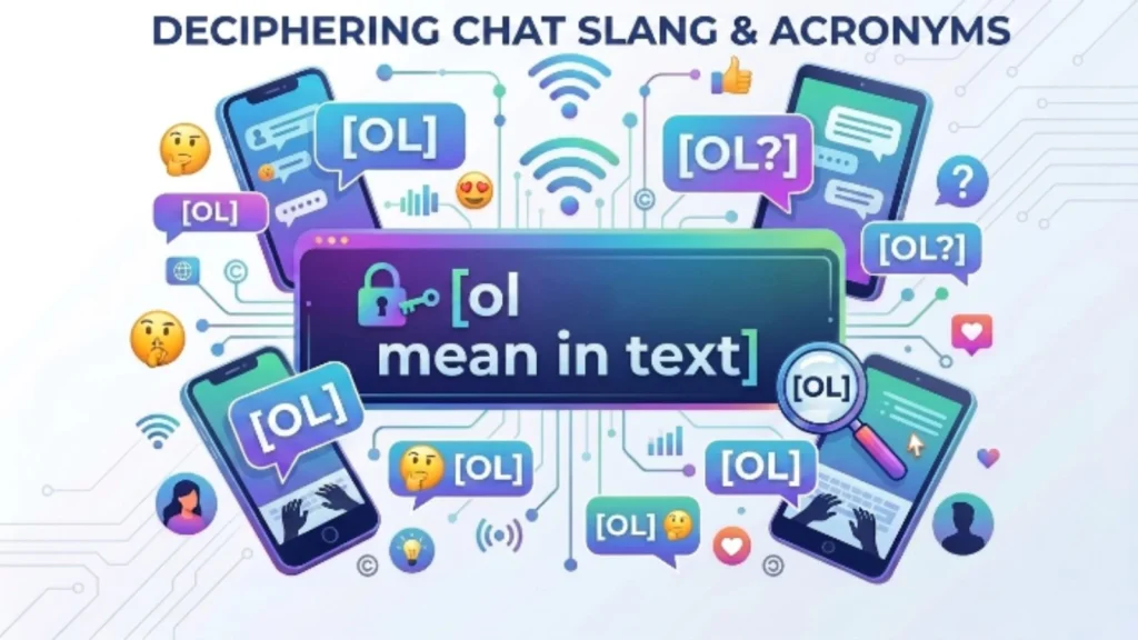ol mean in text