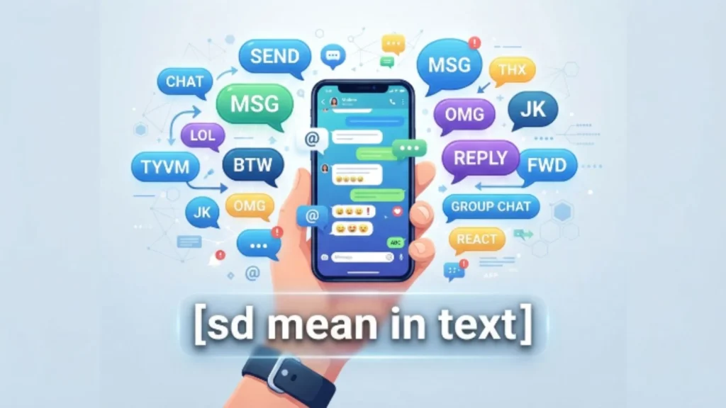 sd mean in text