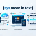 sys mean in text