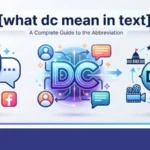 what dc mean in text