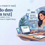 what do dmv mean in text