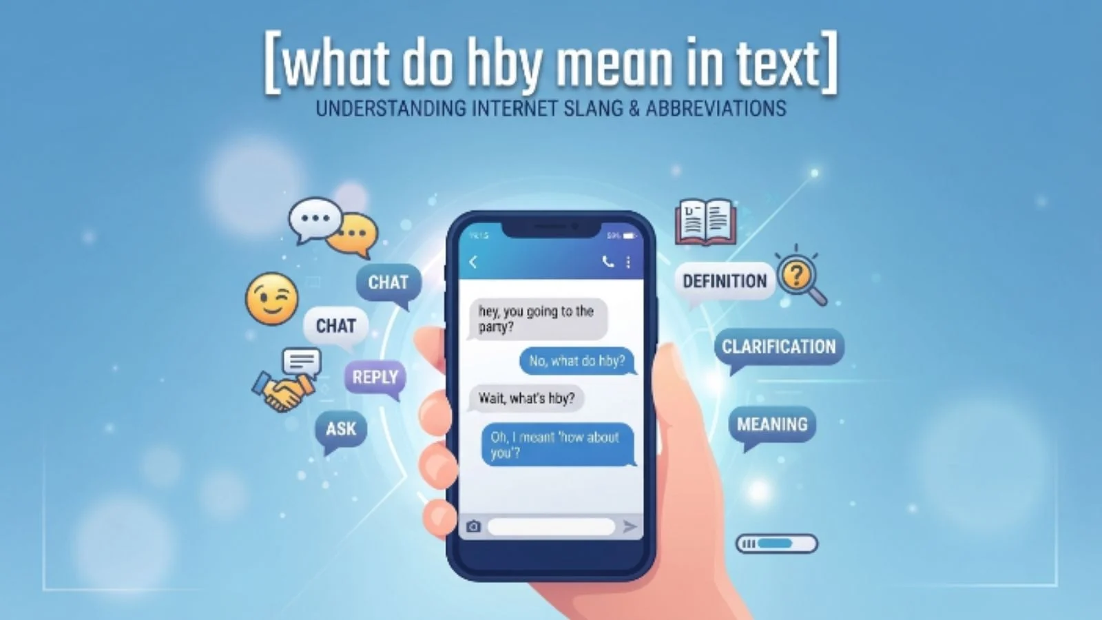 what do hby mean in text
