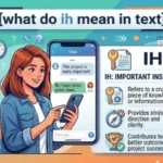 what do ih mean in text