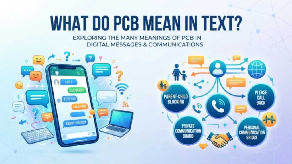 what do pcb mean in text