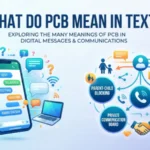 what do pcb mean in text