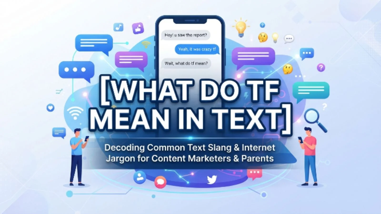 what do tf mean in text