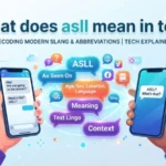 what does asll mean in text