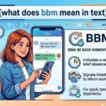 what does bbm mean in text