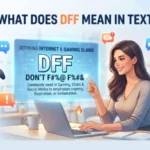 what does dff mean in text