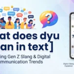 what does dyu mean in text