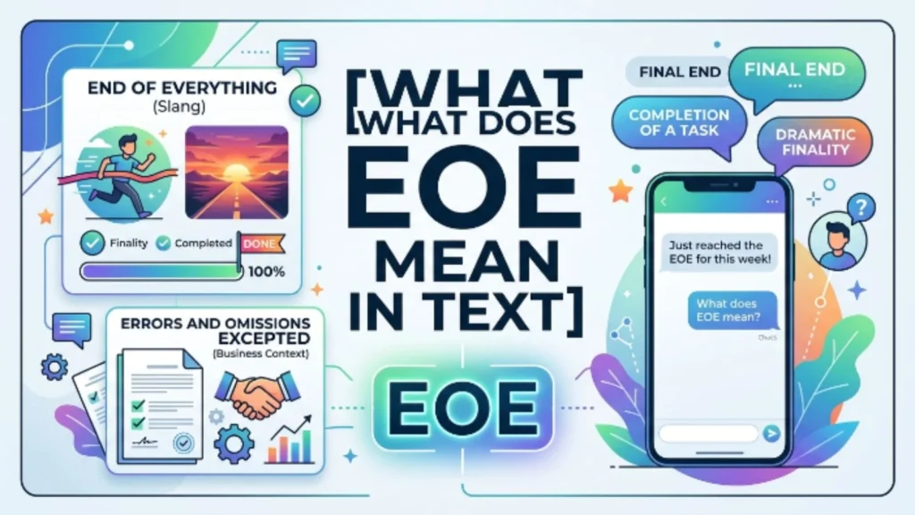 what does eoe mean in text