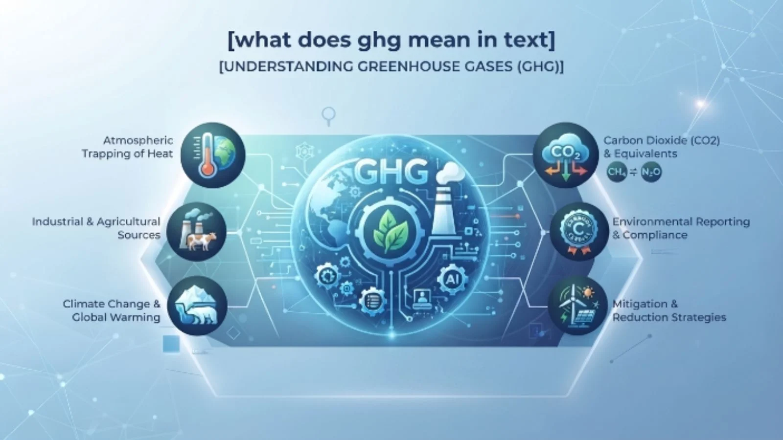 what does ghg mean in text