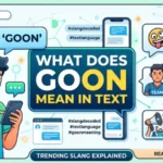 what does goon mean in text