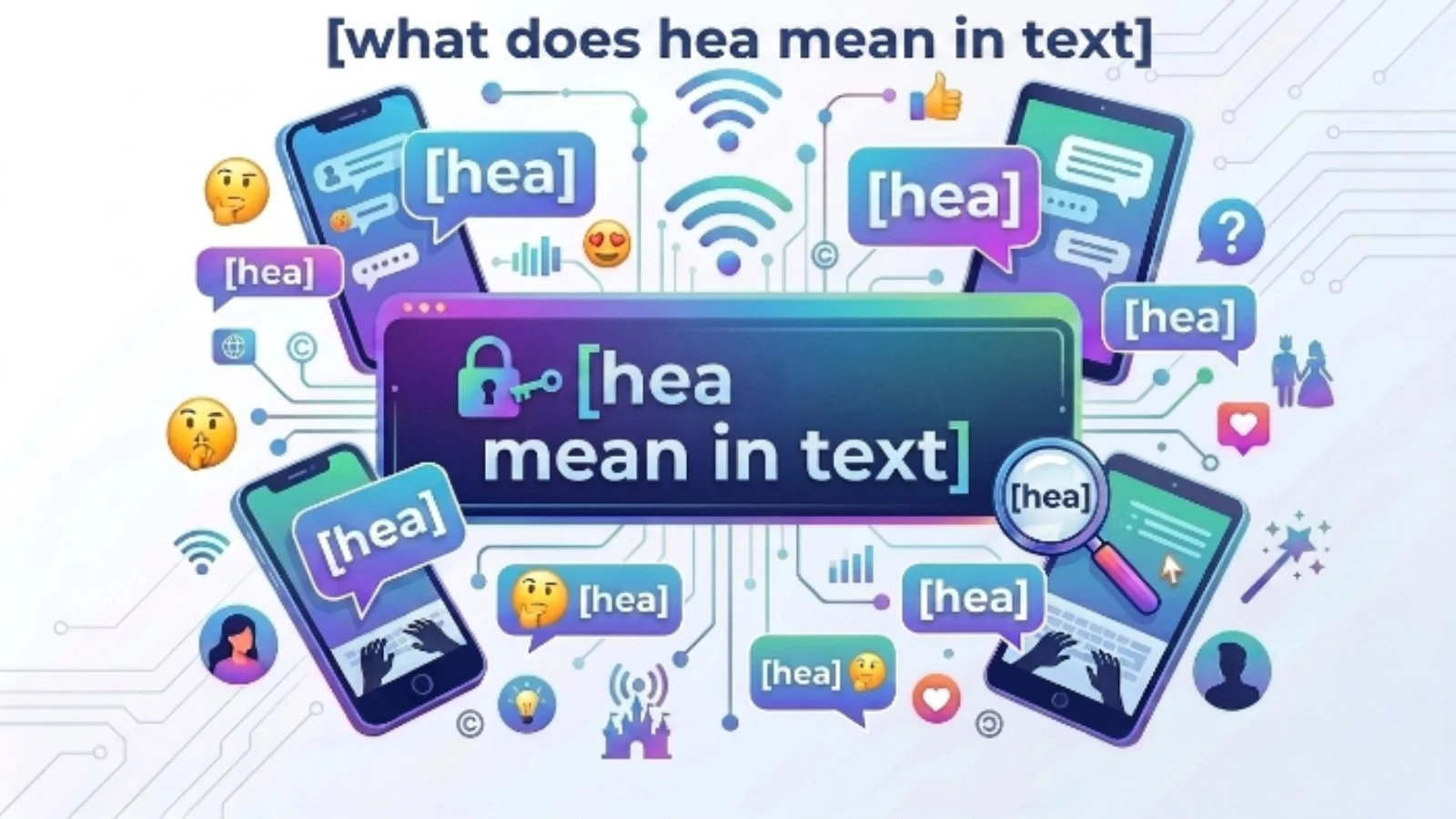 what does hea mean in text