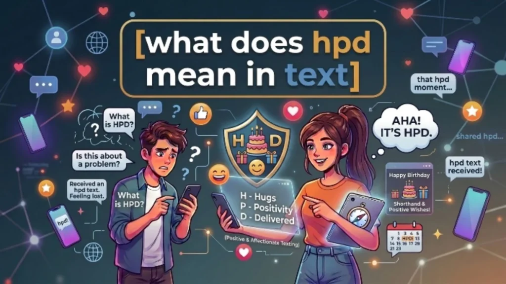 what does hpd mean in text
