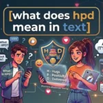 what does hpd mean in text