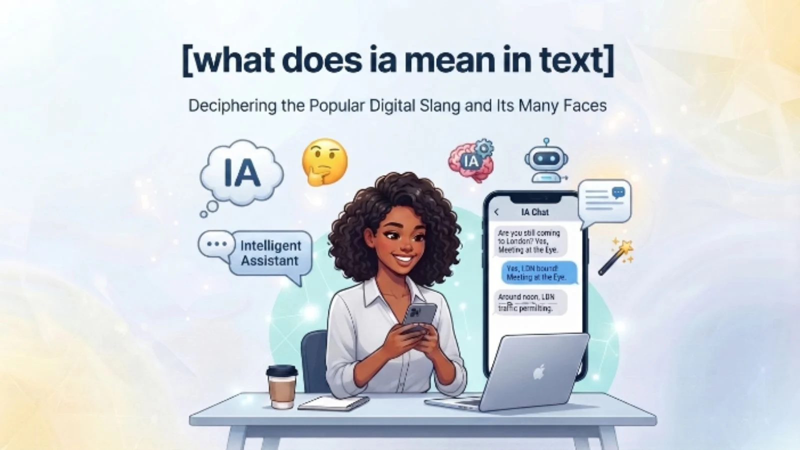 what does ia mean in text
