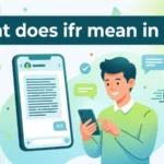 what does ifr mean in text