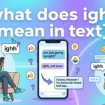 what does ighh mean in text
