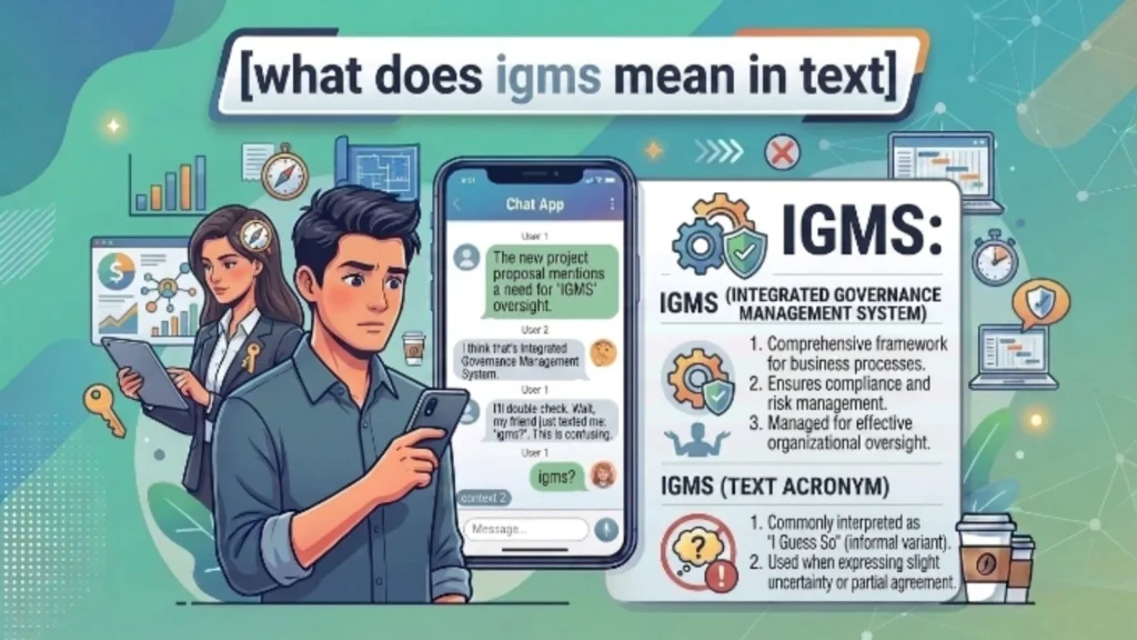 what does igms mean in text