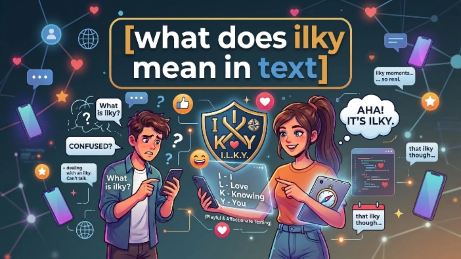 what does ilky mean in text