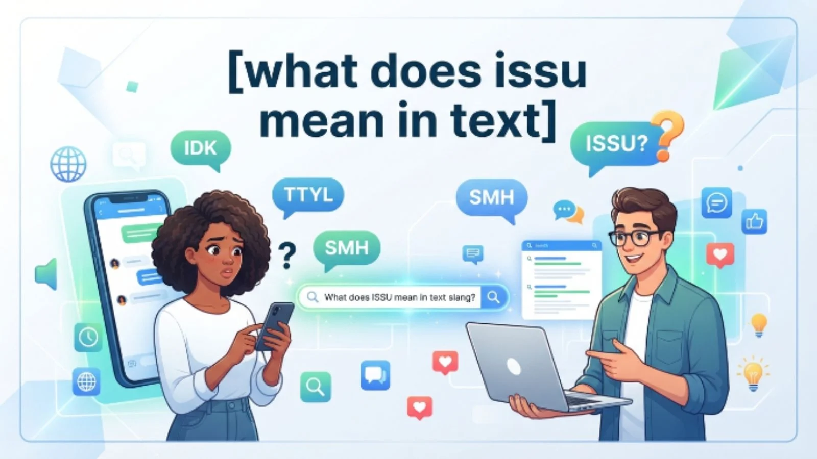 what does issu mean in text