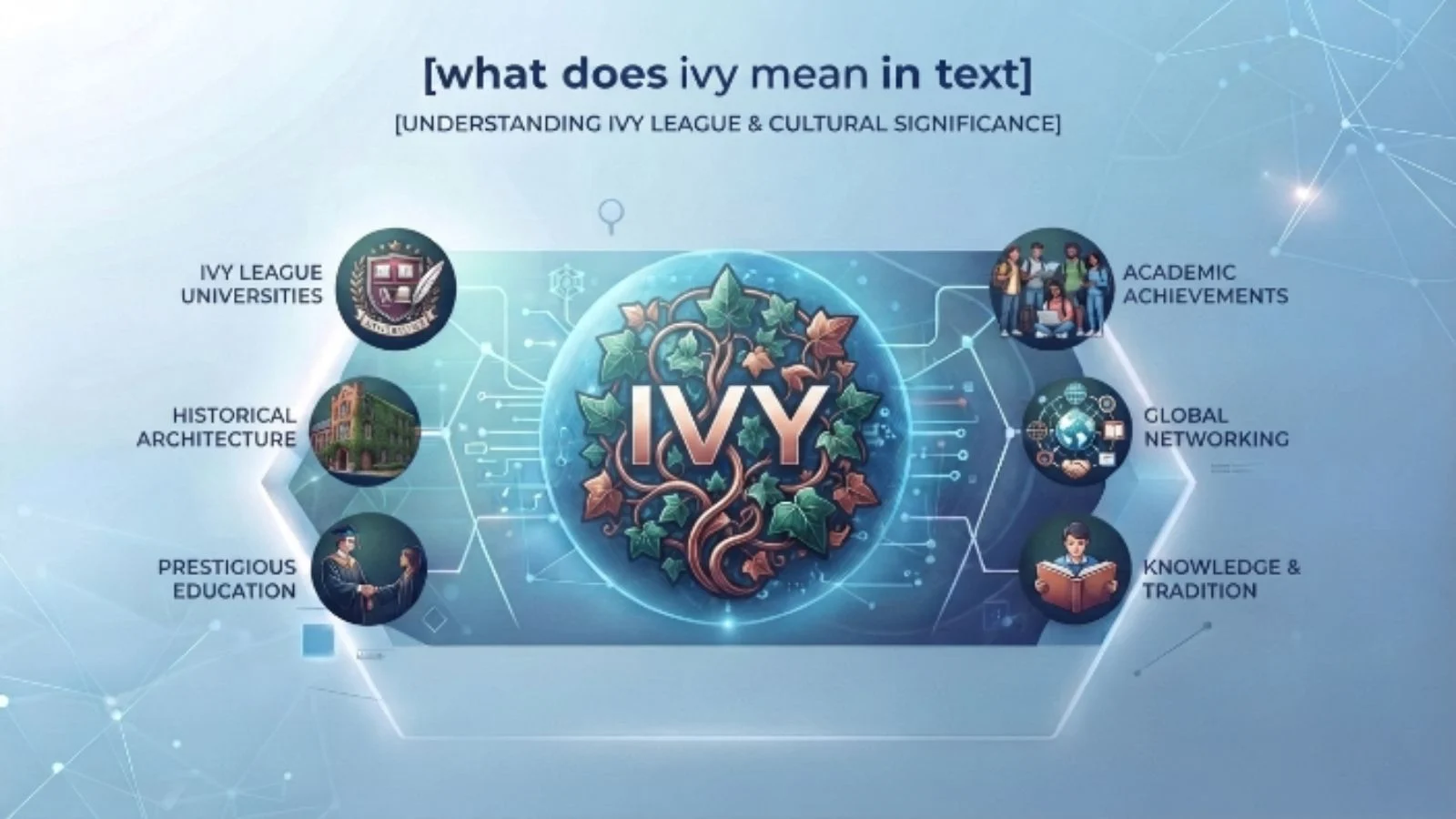 what does ivy mean in text