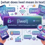 what does iwel mean in text