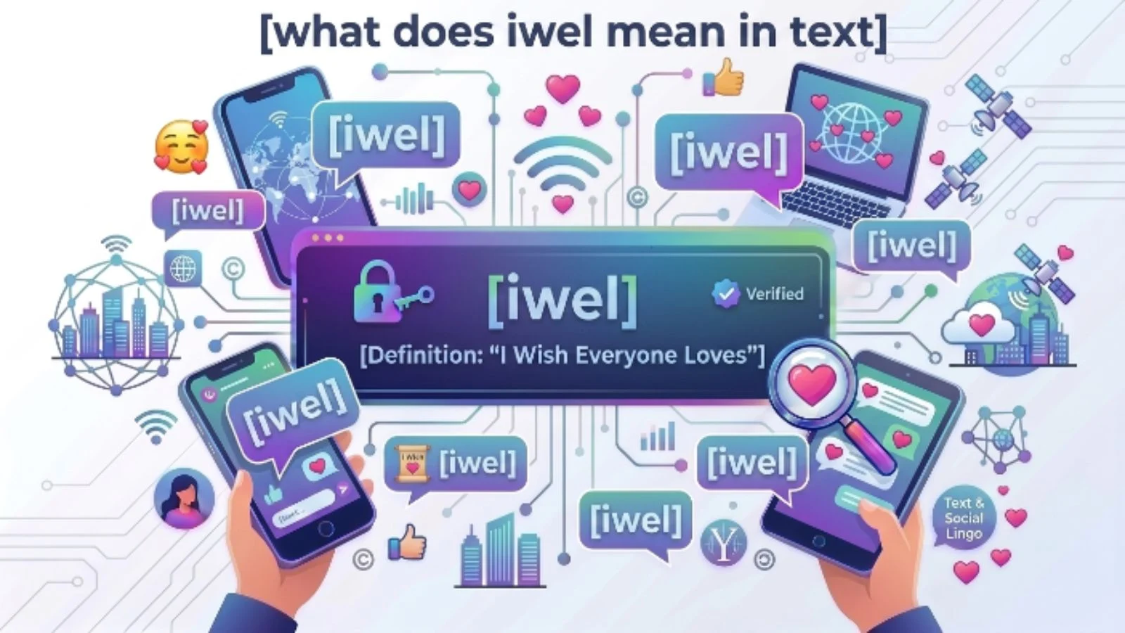 what does iwel mean in text