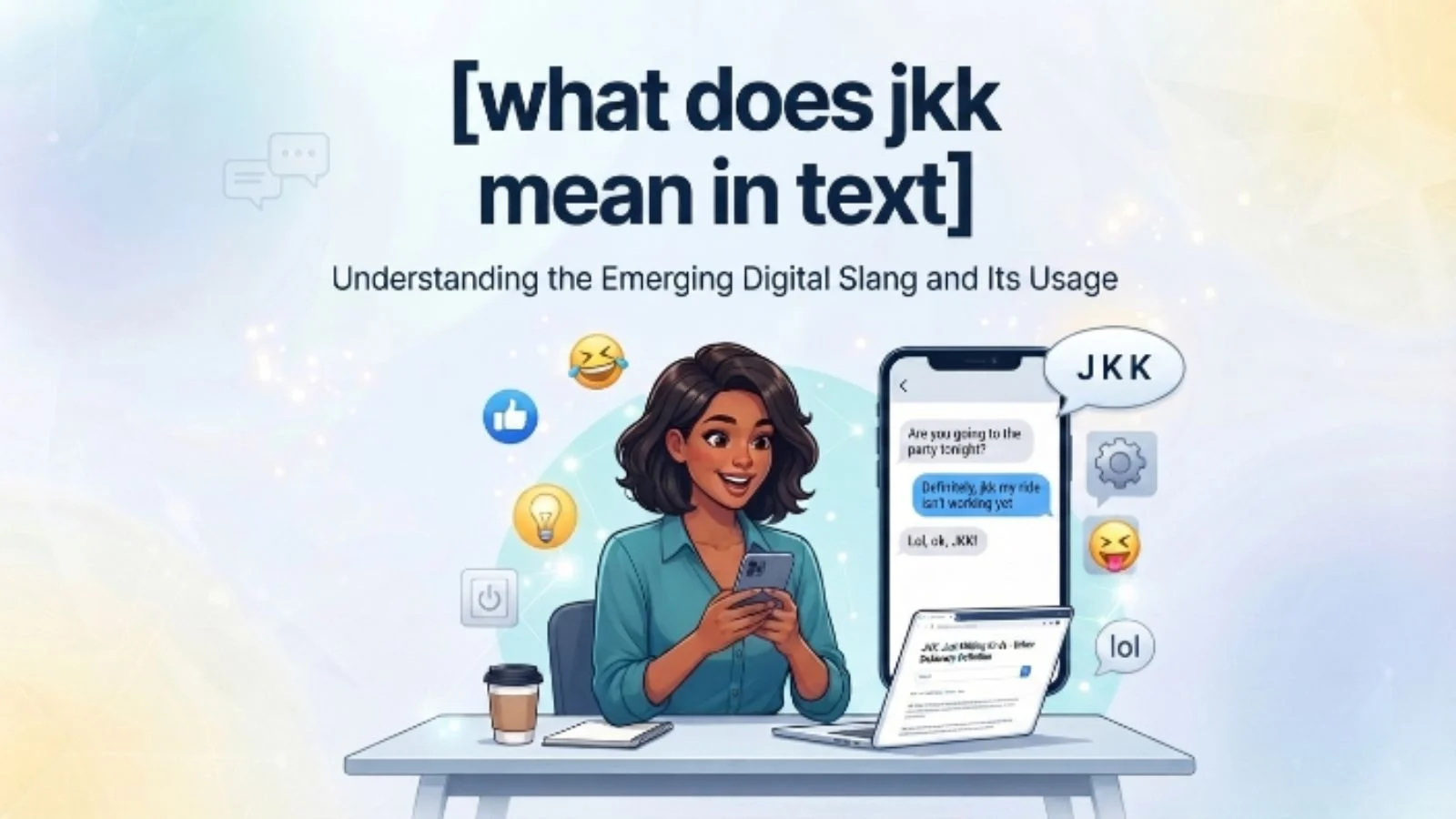 what does jkk mean in text