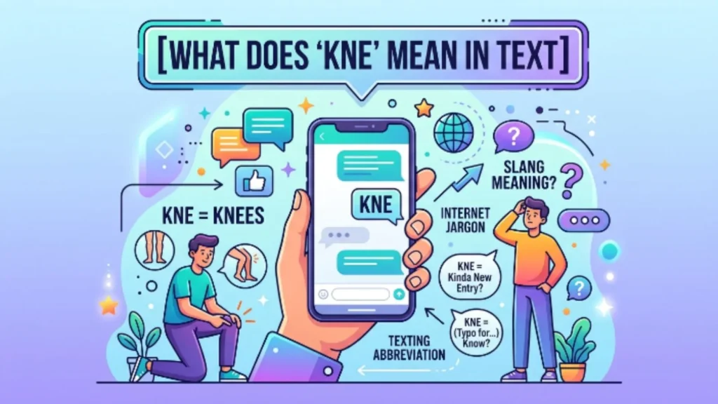 what does kne mean in text