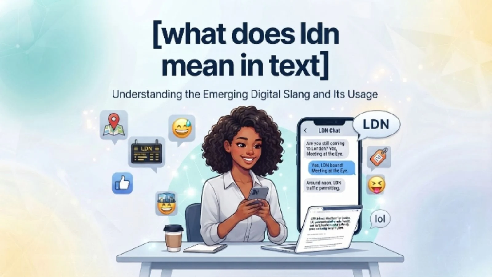 what does ldn mean in text