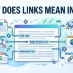 what does links mean in text