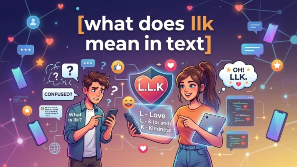 what does llk mean in text