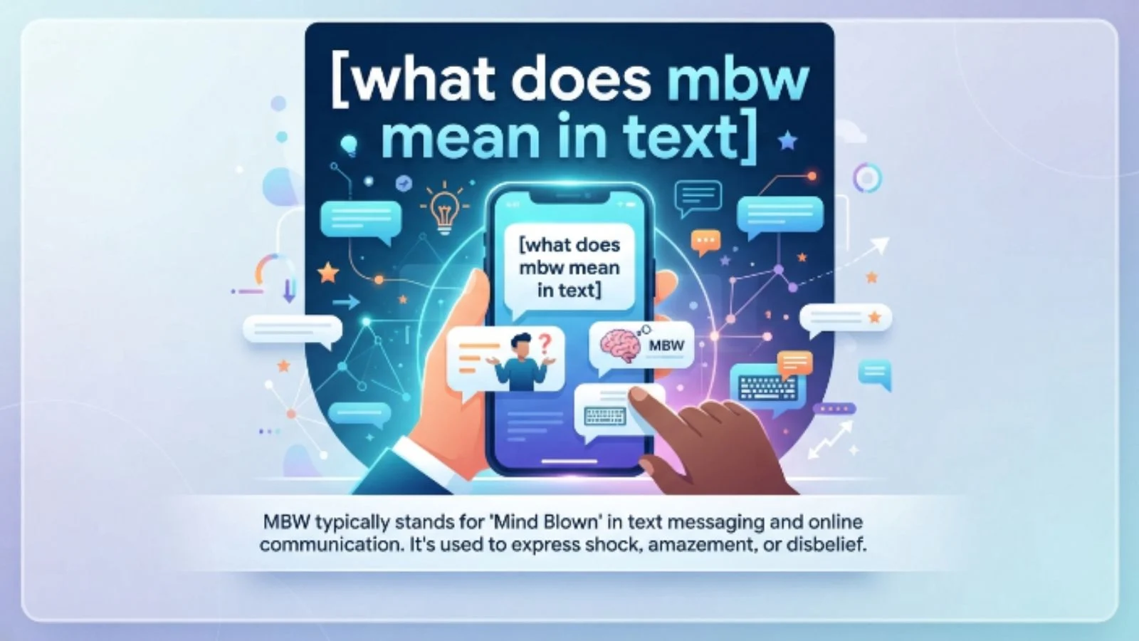 what does mbw mean in text