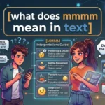 what does mmmm mean in text