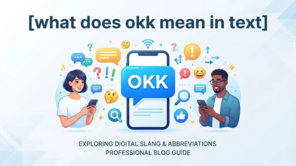 what does okk mean in text