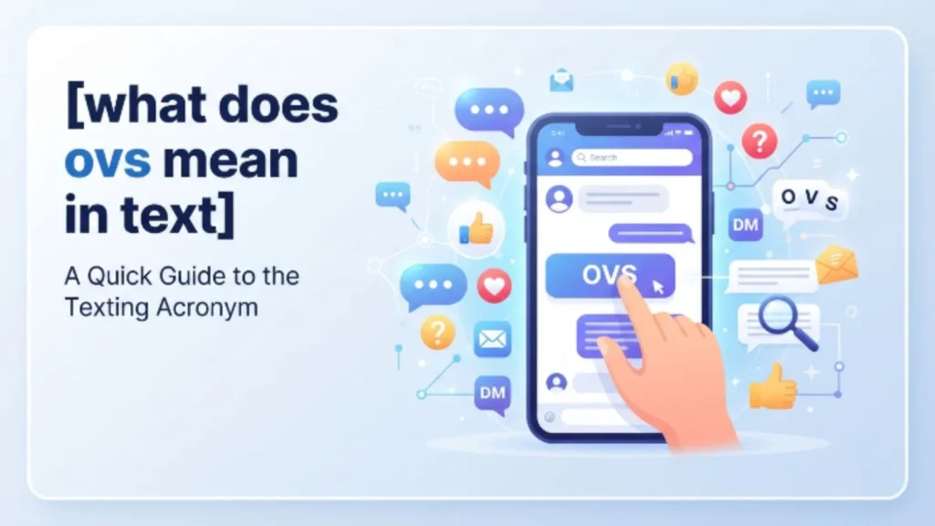 what does ovs mean in text