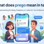 what does prego mean in text