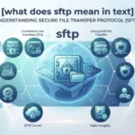what does sftp mean in text