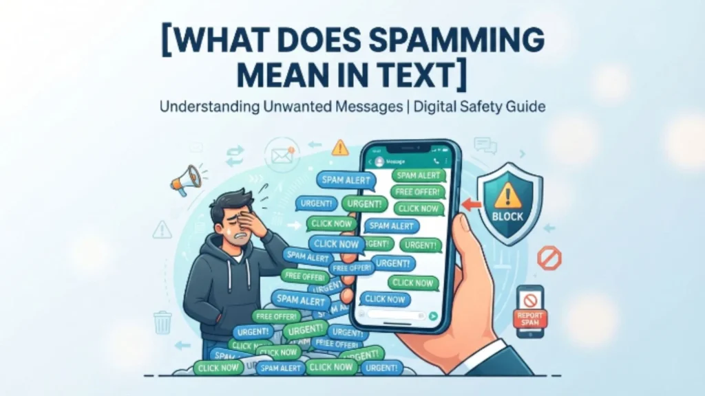 what does spamming mean in text