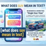what does suv mean in text