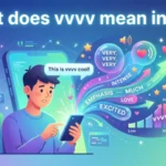 what does vvvv mean in text